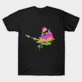 Psychedelic guitar player T-Shirt